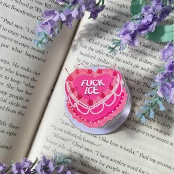 Fck Ice Heart Cake Anti ICE Kindle Activist Immigration Phone Grip