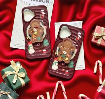 Ginger Cookies Christmas Kindle Bookish Book Lover MagSafe Phone Grip