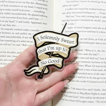 Vintage Magic Wand Solemnly Swear Parchment Magnetic Phone Grip