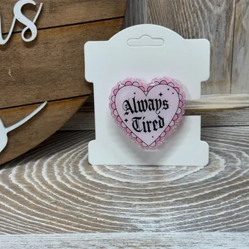 Kindle Always Tired Kindle Book Lover Gift Bookish Phone Grip