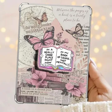 Pink Book Mental Health in My Book a Really Good Place Phone Grip