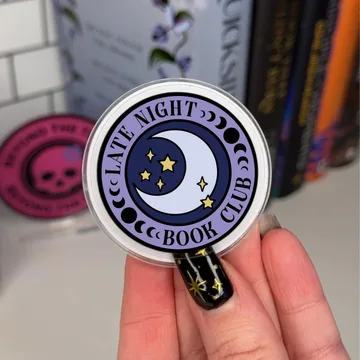 Late Night Book Club Magnetic Cute Trendy Stylish Phone Grip