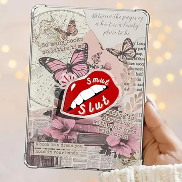 Smut Slut Red Lips Kindle Book Bookish Kindle Book Phone Grip