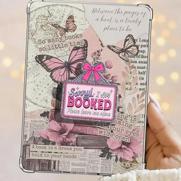 Kindle Book Lover Bookish Magnetic Cute Trendy Stylish Phone Grip