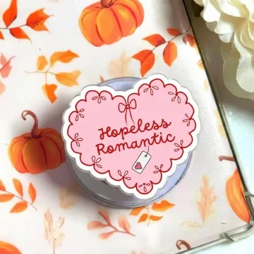 Hopeless Romantic Magnetic Cute Trendy Stylish Phone Grip
