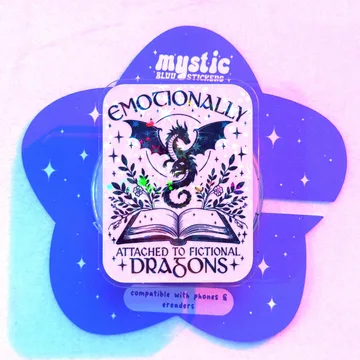 Emotionally Attached to Fictional Dragons MagSafe Phone Grip
