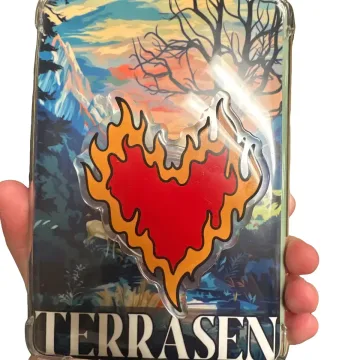 Fireheart Throne of Glass Inspired Kindle Books Bookish Phone Grip