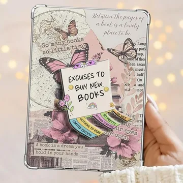 Crystallovee Excuses to Buy Books Magnetic Cute Trendy Phone Grip