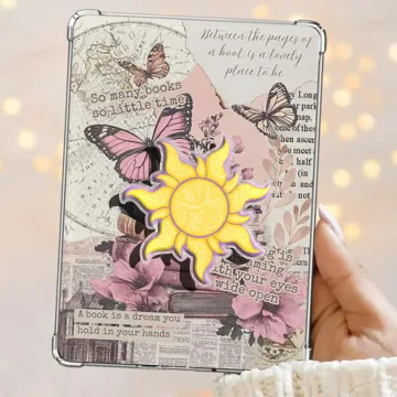 Sunburst Joyful Sun Dance Festival Pattern Kindle Book Phone Grip