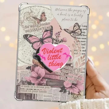 Violent Little Thing Kindle Fourth Wing Bookish Book Lover Phone Grip