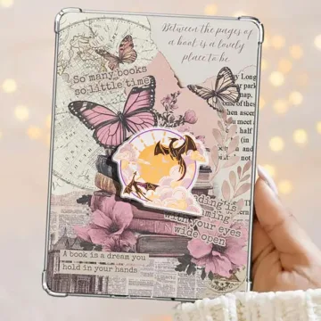 Enchanted Sky of Dragons and Dusk Wings Kindle Bookish Phone Grip