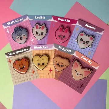 Skz Character Kindle Gift for Fans Special Bookish Phone Grip