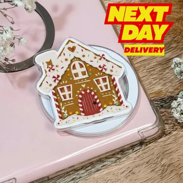 Candy Cottage Gingerbread Cute Trendy Stylish MagSafe Phone Grip
