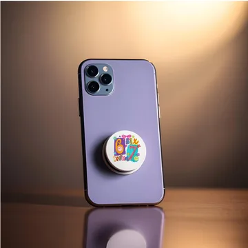 6 7 Colorful Retro and Groovy Y2K Checkerboard Magnetic Phone Grip