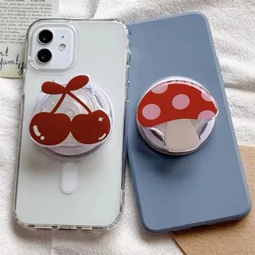 Cartoon Mushroom Cherry Cottagecore Fairy MagSafe Phone Grip