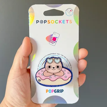 Sloth Donut Floatie Magnetic Cute Trendy Stylish Phone Grip