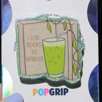 Iced Matcha and Books Kindle Book Kindle Bookish Book Lover Phone Grip