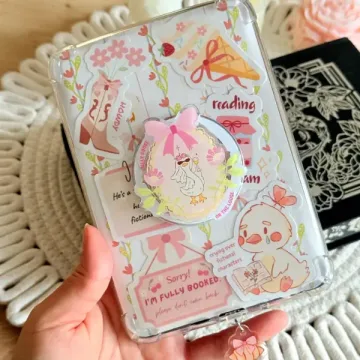 Silly Goose Coquette Floral Kindle Bookish Book Lover Phone Grip