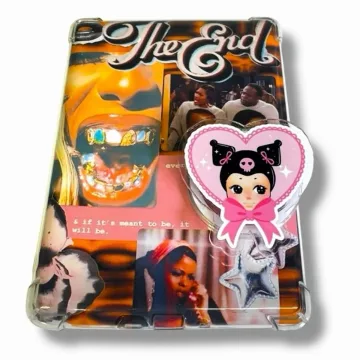 Romi Angel Poppie Y2K Retro Checkerboard Cute MagSafe Phone Grip