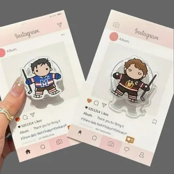 Shane and Ilya Theme Cartoon Magnetic Cute Trendy Phone Grip