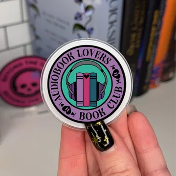 Audiobook Lovers Book Club Magnetic Cute Trendy Stylish Phone Grip