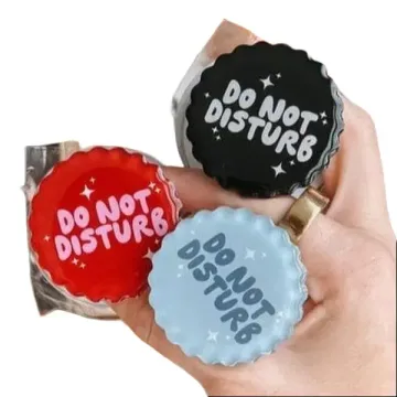 Do Not Disturb Red Black and Blue Fun and Bold MagSafe Phone Grip