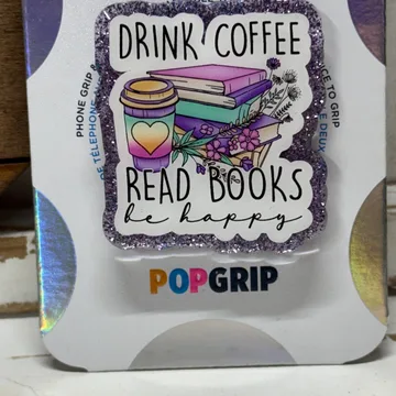 Kindle Drink Coffee Read Books Kindle Bookish Book Lover Phone Grip