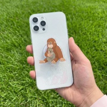 Save Punch Monkey Punch Monkey Viral Little Monkey Meme Phone Grip