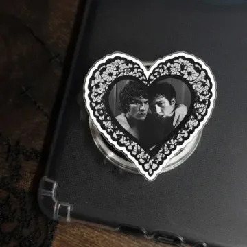 Heart Heated Rivalry Inspired Hockey Valentine Cupid Phone Grip