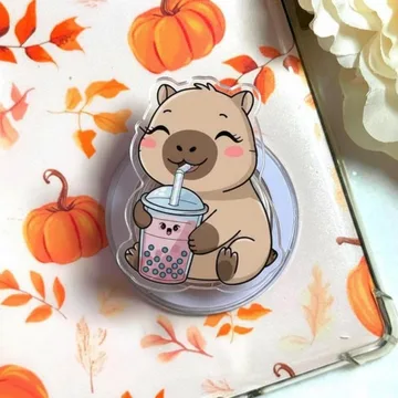 Kawaii Capybara Kickstand Funny Anime Cartoon MagSafe Phone Grip