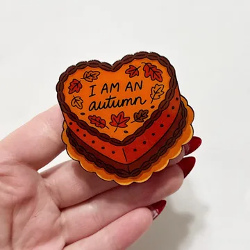 Autumn Cake Cozy Fall Kindle Reader Bookish Book Lover Phone Grip