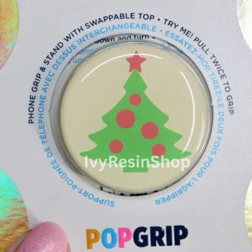 Christmas Tree Christmas Kindle Bookish Book Lover Phone Grip