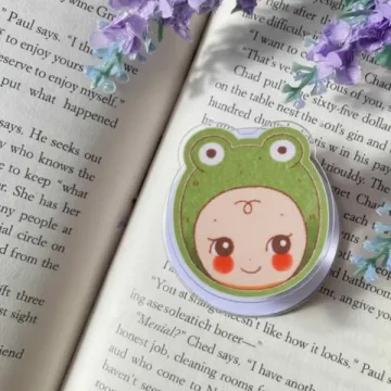 Frog Baby Cutie Frog Kindle Bookish Book Lover MagSafe Phone Grip