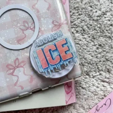Abolish ICE Anti Ice Bookish Kindle Book Lover Magnetic Phone Grip