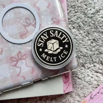 Stay Salty Anti Fascist Bookish Kindle Book Lover Phone Grip