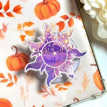 Mystic Sun Moon Celestial Night City Dreamy Cosmic Gift Phone Grip