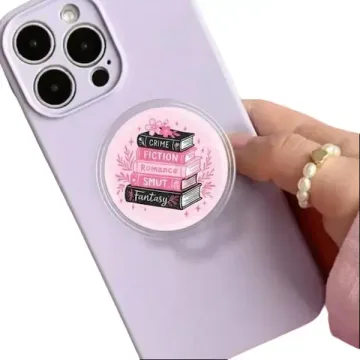 Book Stack Pink Romance Smut Fantasy Books Spicy Library Phone Grip