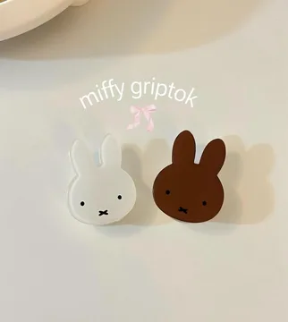Miffy Bunny White Rabbit Character Korean for Kindle Phone Grip