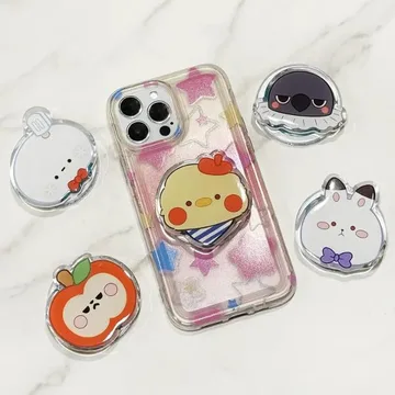 Chibi Love and Deepspace Plushie Emotes Rafayel Xavier Phone Grip