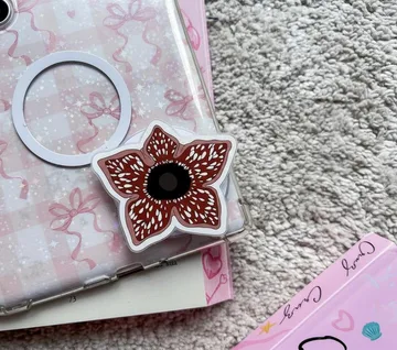 Demogorgon Face Flower Stranger Things Cute MagSafe Phone Grip