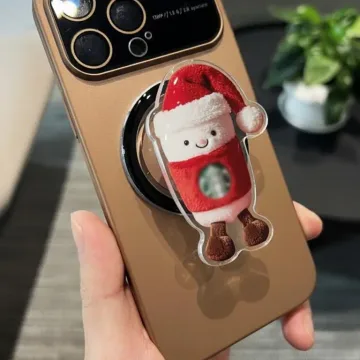 Jellyxstar Christmas Santa Snowflake Magnetic Cute Phone Grip