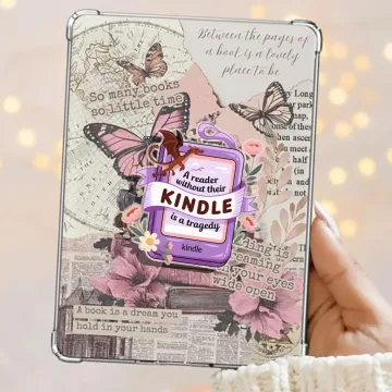 Reader Without Their Kindle Is a Stragedy Dragon Fantasy Phone Grip