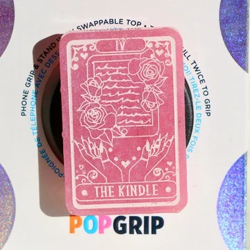 Kindle Pink Pearlescent Tarot Card Kindle Bookish Phone Grip