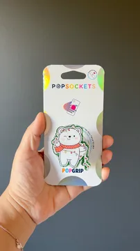 Polar Bear Christmas Santa Snowflake Magnetic Cute Phone Grip