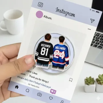 Heated Rivalry Hollanov Inspired Team Rozano Folding Gay Phone Grip