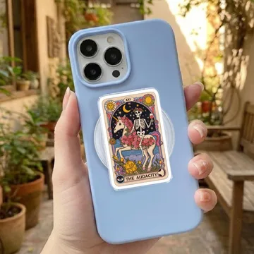 Audacity Tarot Unicorn Skeleton Celestial Witchy Dragon Phone Grip