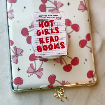 Library Card Quote Kindle Book Lover Bookish Magnetic Phone Grip