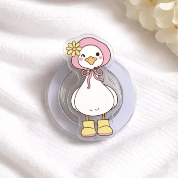 Fall Goose Pink Bonnet Duck Autumn Kindle Gift MagSafe Phone Grip