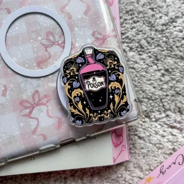 Gothic Potion Bottle Dark Academia Poison Skull Vampire Phone Grip
