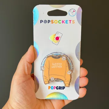 Sweater Weather Autumn Pumpkin Spice Magnetic Cute Phone Grip